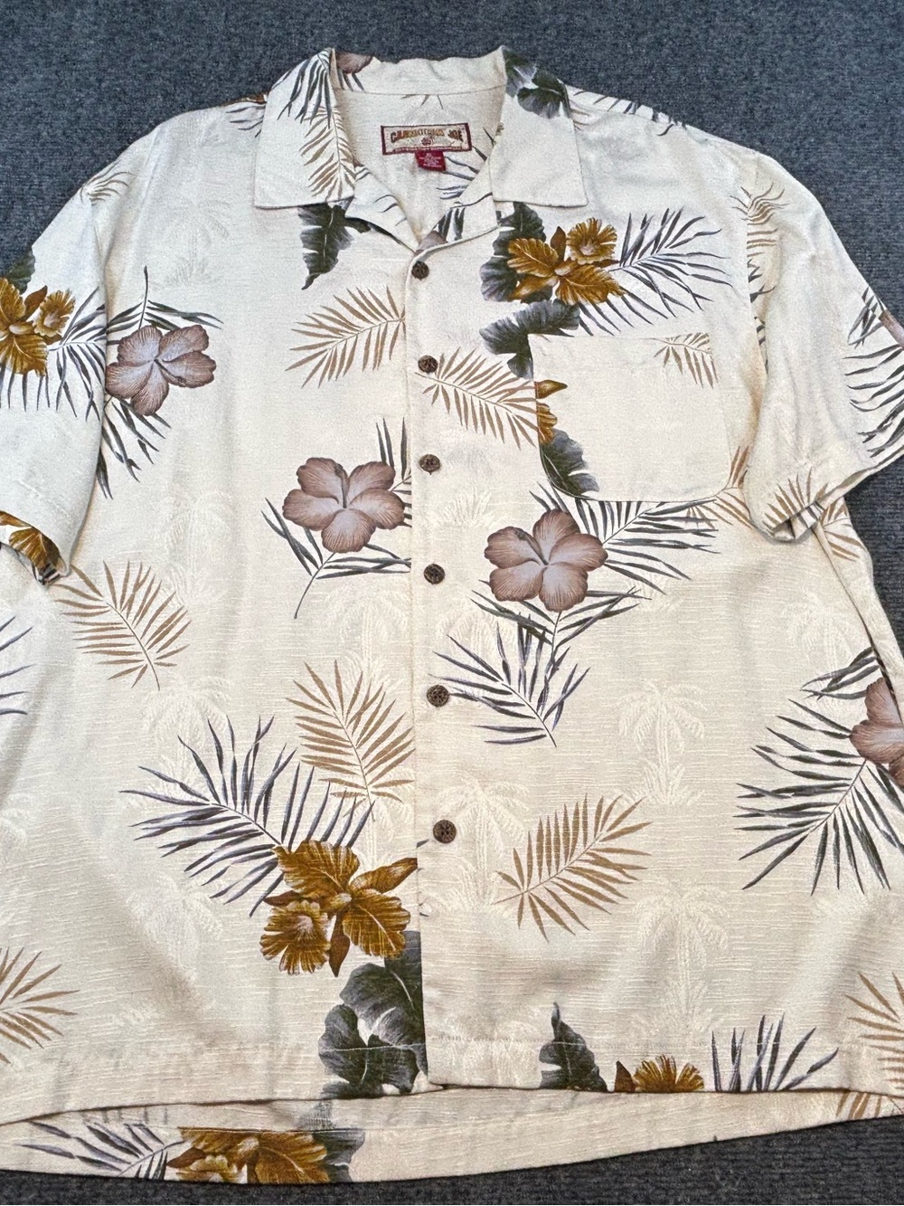 Caribbean Joe Hawaiian shirt size XL